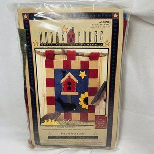 Hodge Podge Easy Quilt Applique Birdhouse 10” HP184 Wonder Art Kit Craft Fall